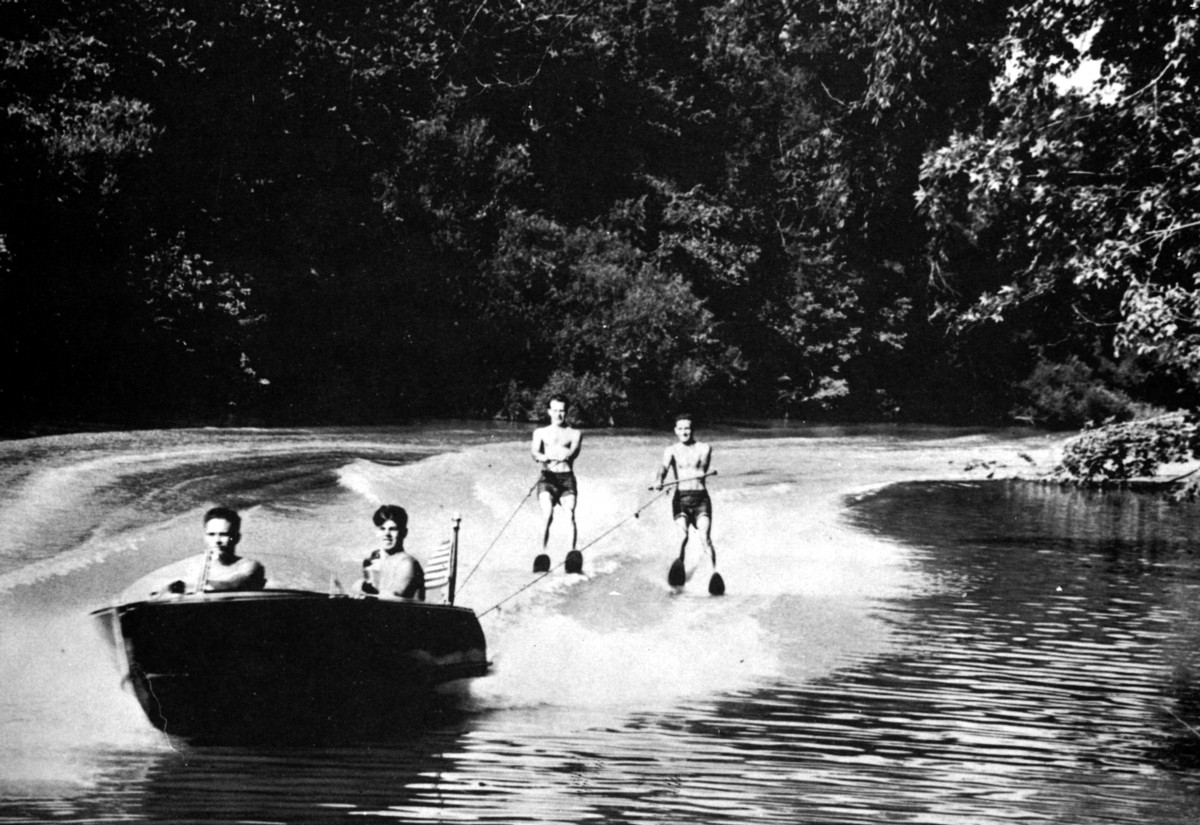 water skiing